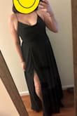 Loved wearing this dress to an evening wedding, it's very long so works well for tall people!! - Dana D.