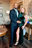 I wore this stunning green dress as a guest at a wedding, and it was absolutely perfect! The fit was flawless, hugging my curves in all the right places and giving me a beautiful silhouette. I especially loved how it was snug around my hips, providing just the right amount of stretch for comfort while still looking elegant and flattering. The high slit was so sexy and flattering.

The color is even more gorgeous in person; a rich, deep green that really stood out. I received so many compliments throughout the night! If you're looking for a dress that's both sophisticated and eye-catching, I can't recommend this one enough. Perfect for any special occasion! - Brittany B.