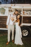 This dress was stunning!!!!!!! Fit like a glove and only needed to take up the length. 11/10 would order again. Sooo comfortable I danced the whole night away. I could sit, bend, pick up my child & it was still so comfortable. - Brooke O.