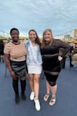 This was a perfect dress for my bachelorette! I added some bra pads for a little extra coverage because I'm small on top, but otherwise, this was a great buy. Didn't bother my underarms like some sequin dresses at all. Definitely recommend - Kelly D.