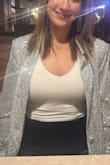 I love this top because you can dress it down or dress it up, or even slip it on for a quick workout session. Fits true to size. Love it! - Melissa B.