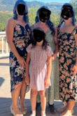 It has been years since I've been to a wedding and my younger, beautiful cousin was getting married. I bought 5 different dresses and was going to settle on black (because it's easy! But blahhhh) until this one showed up in my IG feed. The dress style was super cute and flattering. Just enough sexy and appropriate enough for a momma of 3. It fit perfect and I was able to wear a strapless bra. So glad it popped up when it did and I didn't settle for one of the other dresses! - Allie J.