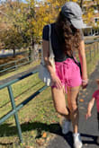 Fun and unserious shorts. My niece enjoyed our matching pinks. - Hillary M.