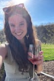 Perfect for a spring day at the vineyard or an Easter brunch. I have some trouble zipping it up, but once it's on it fits nicely. - Hillary M.