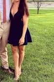 Beautiful dress!! I got so many compliments. The neckline is a little low but beautiful. - ANA C.
