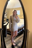 This looks even better with some heeled boots, but wow, my family made me feel so pretty when I tried this on for them. It's very cozy and I don't have to wear a bra with it which makes it even more comfortable and easy to wear. - Jamie W.
