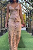 Loved every detail of this dress, I loved my whole look, it was almost the end of summer so it was not that hot but a little so I was happy my dress was sleeveless, I got too many compliments on this dress during the wedding party. - Ariadna M.