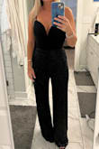 Great jumpsuit, felt very confident and classy but also sexy. - Catherine