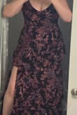 This dress is beautiful it fit me perfectly and I think it will be a nice warm outfit for a November wedding! - Lauren P.