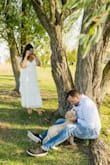 I bought this dress for my engagement photos. It fits so well and looks so flattering on! It fits true to size and is so comfortable! - Emma L.
