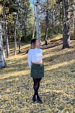 Great color and length and so comfy. Fit is true to size. - Melanie F.