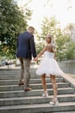 It was exactly what I pictured! Material was exactly as expected. It fit well and had enough support I did not have to bother with a strapless bra. - Alexis U.