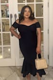 As a short woman, I was afraid the dress would be too long on me, but when I tried it on, the length was perfect! The dress was very flattering and the color was perfect! Would 100% recommend. - Giselle M.