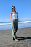 I love to wear these pants when I go on business, when I walk my dog, and on weekend vacations. Very beautiful, loose fit - ELENA N.