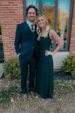 I loved the fit of this dress. I usually get a size small but wanted a more tighter fit so I got an XS and so happy I did! The slit in the dress was perfect for dancing. - Haley H.