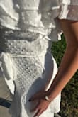 As much as I want to love this dress, the fabric of this was so cheap. The seams ripped in 3 different places within 30 minutes of wearing the dress. I bought and wore this dress for my bridal shower and I was the talk of the town but for all the wrong reasons. - Brittney W.