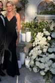 I wore this to a black tie wedding recently, not only is it classy and flattering, it is super comfortable. Material is stretchy and not too tight! I was able to dance the night away! - Lauren F.