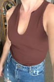 Would say this is a great basic everyday top: I'll try the other colors as well because this can be pretty versatile. I like the extra layer where the bust is, and the angle of the chest is flattering. Good fabric to the touch as well! - Brandie R.