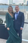 I received so many compliments on this dress. Perfect for a fall wedding. It was very long so I used some hemming tape and it was perfect. - Lindsey S.