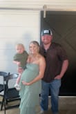 Was so glad this worked with my bump. Very cute and the top fit snug, where I didn't have to pull on it. - Beth B.