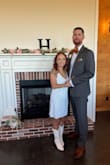 LOVED the look of this dress for my wedding reception. The straps didn't seem to want to stay on my shoulders so that was a little irritating but it was so pretty - Veronica T.