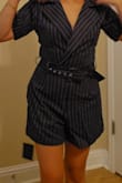 The chest part is loose. The waist part is tight. - Riza M.