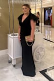It fit me awesome. I didn't have to alter it or anything and I was very comfortable at the party. I loved it. Always will shop for another dress here. - Nafija H.