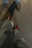 They are so cute! They are the perfect red for fall. Just like the picture! The only downside is that there isn't a zipper. - Ashley L.