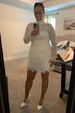 After purchasing a ton of dresses off of SHEIN for my courthouse elopement next month, I wasn't finding any that I fell in love with. I saw this one on Lulus and immediately fell in love. The price point was great also. I tried it on as soon as it arrived and it was PERFECT! The dress is stunning and fits like a glove! - Leslie H.
