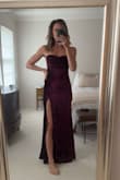 Compliments all night in this dress! I initially ordered a medium and ended up exchanging for a small since the dress has some stretch. Highly recommend - it's beautiful! - Jillian K.