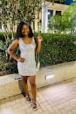 Great quality dress. All sequin. We removed the sleeves and made the straps narrow. - Christina B.