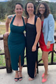 This dress was perfect for my brother's wedding. Best part (aside from how amazing it looked) was that I didn't have to wear a bra. I got several compliments. The color is beautiful. - Cate W.