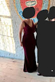 This dress is so beautiful, I love it - the color is so vibrant and it's incredibly soft! I am usually a XS or S in Lulu's, but XXS was a much better fit for this dress - the XS was very loose and also too long. With heels on, I didn't trip over the dress, but it is definitely made for taller people. I wore it to a fall indoor wedding and was not too hot, which I was worried about with the velvet. There is a smooth non-velvet layer inside that keeps you cool. Absolutely amazing dress!! - Haze R.