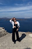 This was SO comfortable all day! I was looking for a polished and effortless outfit that was also versatile for a week long trip. This set was perfect for zooming around to the beaches on an ATV by day, and it transitioned to dinner at night with a simple shoe change. - Vanessa K.
