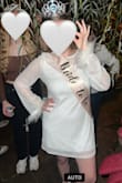 This dress was perfect for my bachelorette night out. I will say the feathers and sequins did shed a little bit. The dress was also a little more form fitting then I was expecting as well. I got many compliments! - Samantha G.