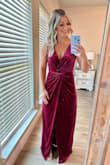 Loved the fit! Beautiful dress! Great quality. Perfect for a fall wedding. - Nicol V.