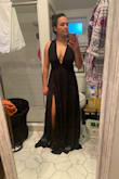 Pretty dress and fits like a glove. True size - Bianca W.