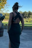 This is a great fall wedding guest dress! It was super comfortable and I loved the open back. I had my hair in an updo so you could see the back and it was perfect. - Kevin S.