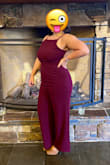 This is the second jumpsuit I have ordered from Lulu's for a wedding, and both times they did not disappoint. Fit is true to size; the material does not feel cheap and has a good thickness to it. I got a lot of compliments on this and it was super comfortable. I am pretty short so I did have to get it hemmed, but I am pretty used to that. Very happy with this purchase! - Rachel G.