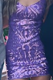 Beautiful dress for daughter's Homecoming dance. The color is much darker than shown online, but it's a pretty purple. Good quality & sequins really sparkled! - Rachael S.