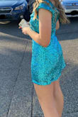 This dress fit perfectly. It had just the right amount of sparkle. I got so many compliments. Loved it so much. - Korri D.