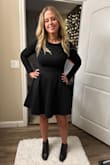 I am absolutely obsessed with this dress! I honestly hate dresses and it took me forever to come across one I liked. It fits so well; it's so comfortable and flattering. I will say the size recommendations suggested I get a large, but I went with a medium based on reviews and I'm glad I did. - Karen C.