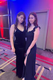 The dress was so beautiful! True to size- slightly too big, but it was good anyway. Did a lot of dancing! I loved the material. It was great and smooth! - Patti B.
