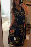 This was my first purchase from lulus, so I wasn't sure what to expect. I wanted a long dress to wear to an October wedding but didn't want anything too formal looking. I took a chance and ordered it, and I'm SO glad I did! It's actually long enough, which is hard to find for me! I got so many compliments on it; I can't wait to wear it again! The back wasn't as low as I was expecting, which was a nice surprise. The only thing I wish it had was a hook at the top of the zipper. The dress fit me perfectly, but if I moved just right, the zipper would go down just a little and I think a hook would help that. That's an easy fix though. - Amanda S.