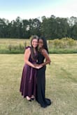 The dress was just perfect. The material wasn't too heavy at all, and the dress is reusable in the summer, fall, winter, and spring. Pretty much, you can wear it on any occasion, worth the money. - Shamira R.