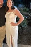 Wore this for my engagement party and it was perfect! I ordered the medium and XL as the large was out of stock. The medium was far too small but the XL fit perfectly. There were a fair amount of wrinkles that even with ironing I wasn't able to get out, but it wasn't obvious once the dress was on. - Amelia S.