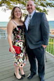 I was 4 months postpartum when none of my clothes fit, and I had to venture out to look for a new dress for a friend's wedding. This dress is so flattering in the stomach area, and the top is very flattering for a larger chest. I got compliments all night. - Abigail R.