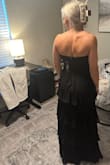 I got so many compliments on this dress at a recent wedding I attended. It. It wills well and is very flattering. However, it is long so if you are a short girly, I would suggest tall heels or getting a few inches taken off. - Chloe T.