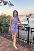 This dress fit perfectly, the material was so comfortable, and the beading was gorgeous. Loved the color and shape of the dress the most. This is a great company to deal with. Very helpful and definitely want you to be happy with your purchase! - Carol C.
