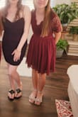 I needed something formal for my 13yr old daughter, and she didn't want to wear a long dress so we found this one. It came fast during the shipping process and was of great quality, The size chart suggested an XS and it fit perfectly, (She is 5'3", 115lbs for reference). - Nan T.